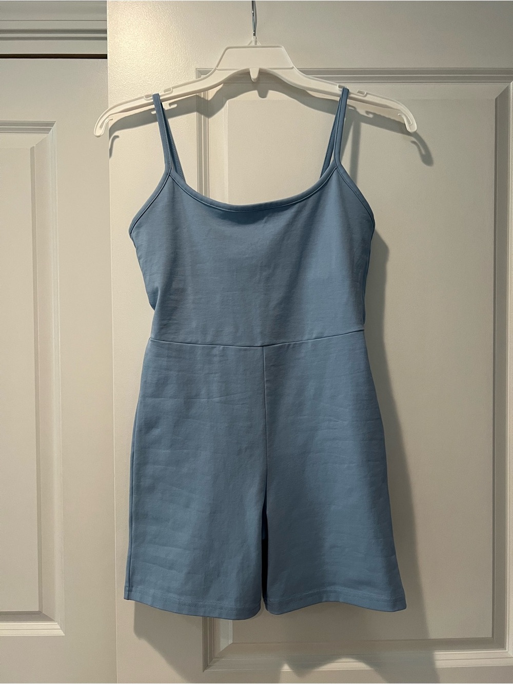 Madewell Light Blue Sleeveless Romper